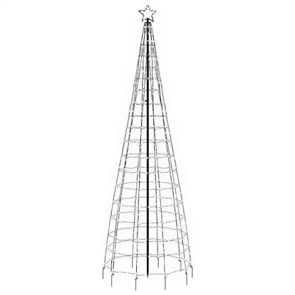 LED Christmas Tree with Spikes 570 LEDs Cold White 300 cm