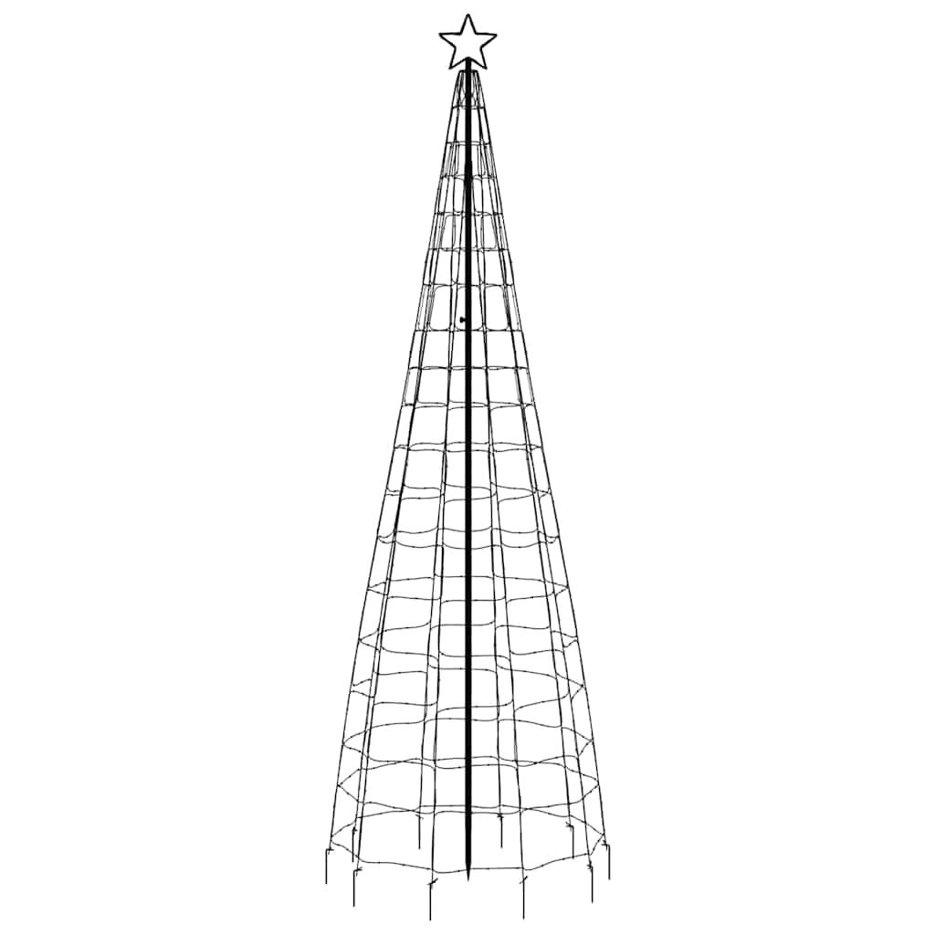 LED Christmas Tree with Spikes 570 LEDs Cold White 300 cm