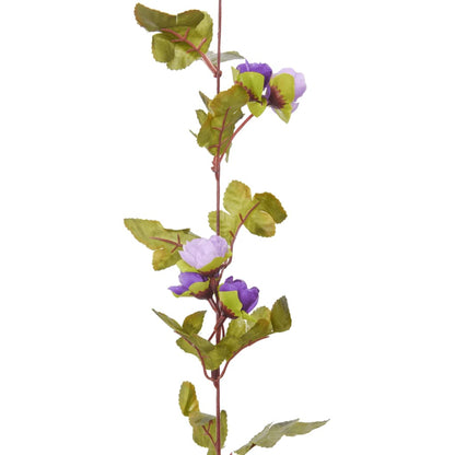 Flower Garlands 6 pcs Light Purple 215 cm