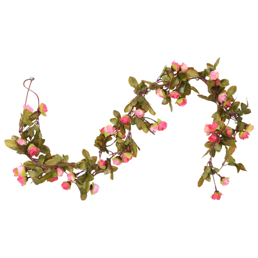Flower Garlands 6 pcs Rose 215 cm