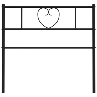 Metal Replace Headboard Black 90 cm