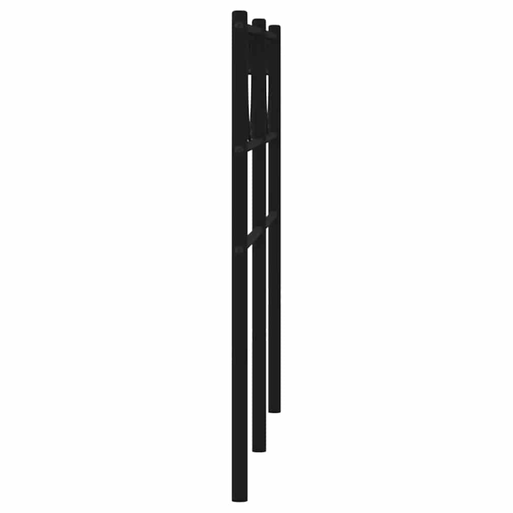 Metal Replace Headboard Black 135 cm