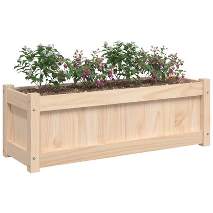 Garden Planter 90x31x31 cm Solid Wood Pine