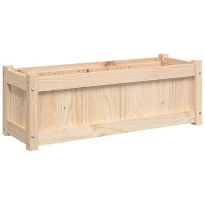 Garden Planters 2 pcs Solid Wood Pine