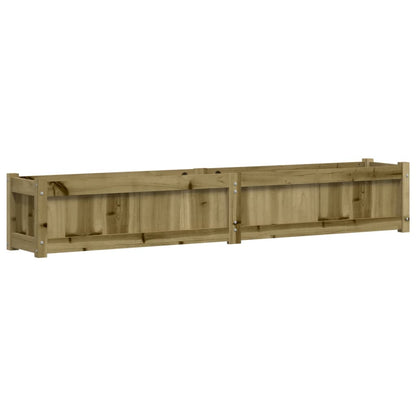 Garden Planter 180x31x31 cm Impregnated Wood Pine