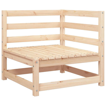 Garden Sofa | Pine Wood Colour | Solid Pine Wood | 70x70 |  Modular