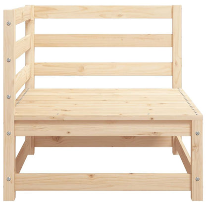 Garden Sofa | Pine Wood Colour | Solid Pine Wood | 70x70 |  Modular