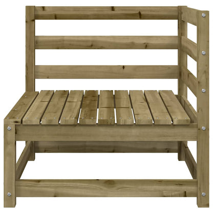 Garden Sofa | Natural Wood | Impregnated Pine Wood | Standard | Modular