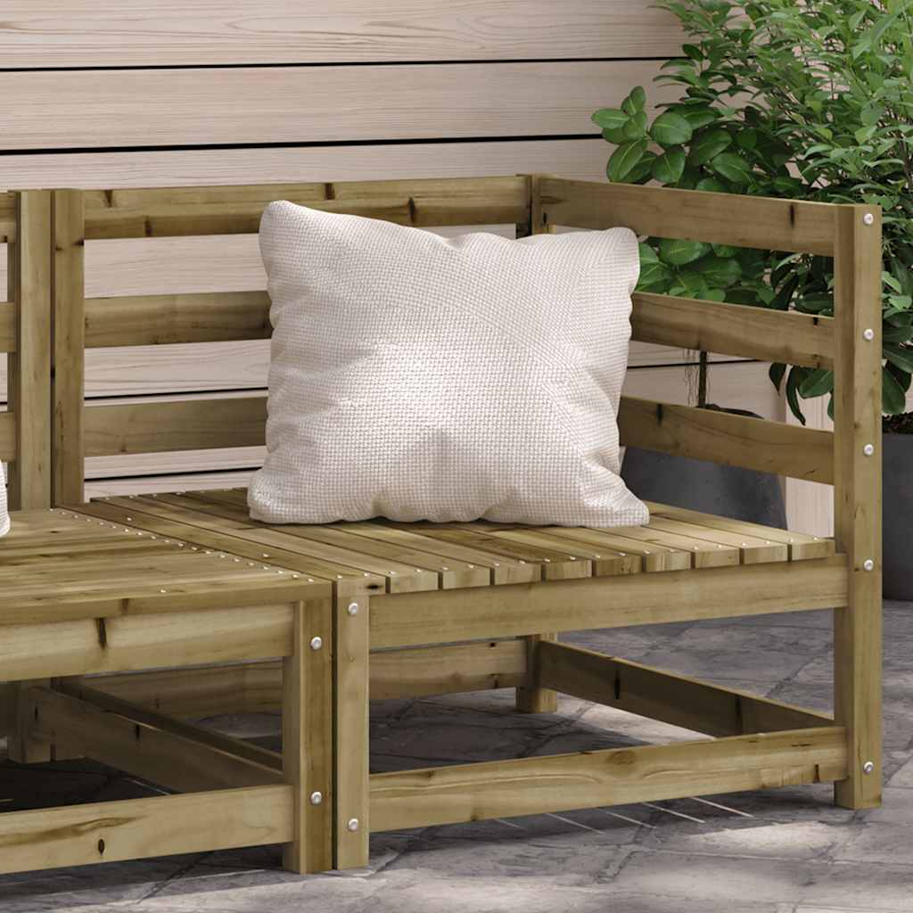 Garden Sofa | Natural Wood | Impregnated Pine Wood | Standard | Modular
