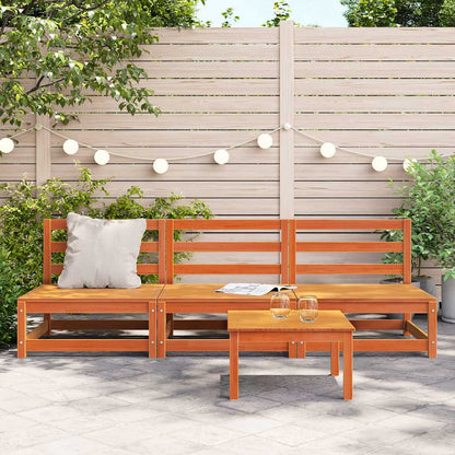 Garden Sofa | Wax Brown | Solid pine wood | 70 x 70 x 67 cm | Modular
