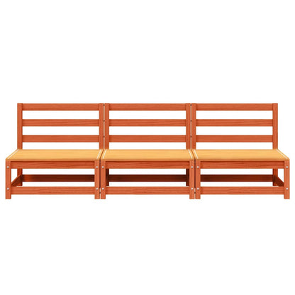 Garden Sofa | Wax Brown | Solid pine wood | 70 x 70 x 67 cm | Modular