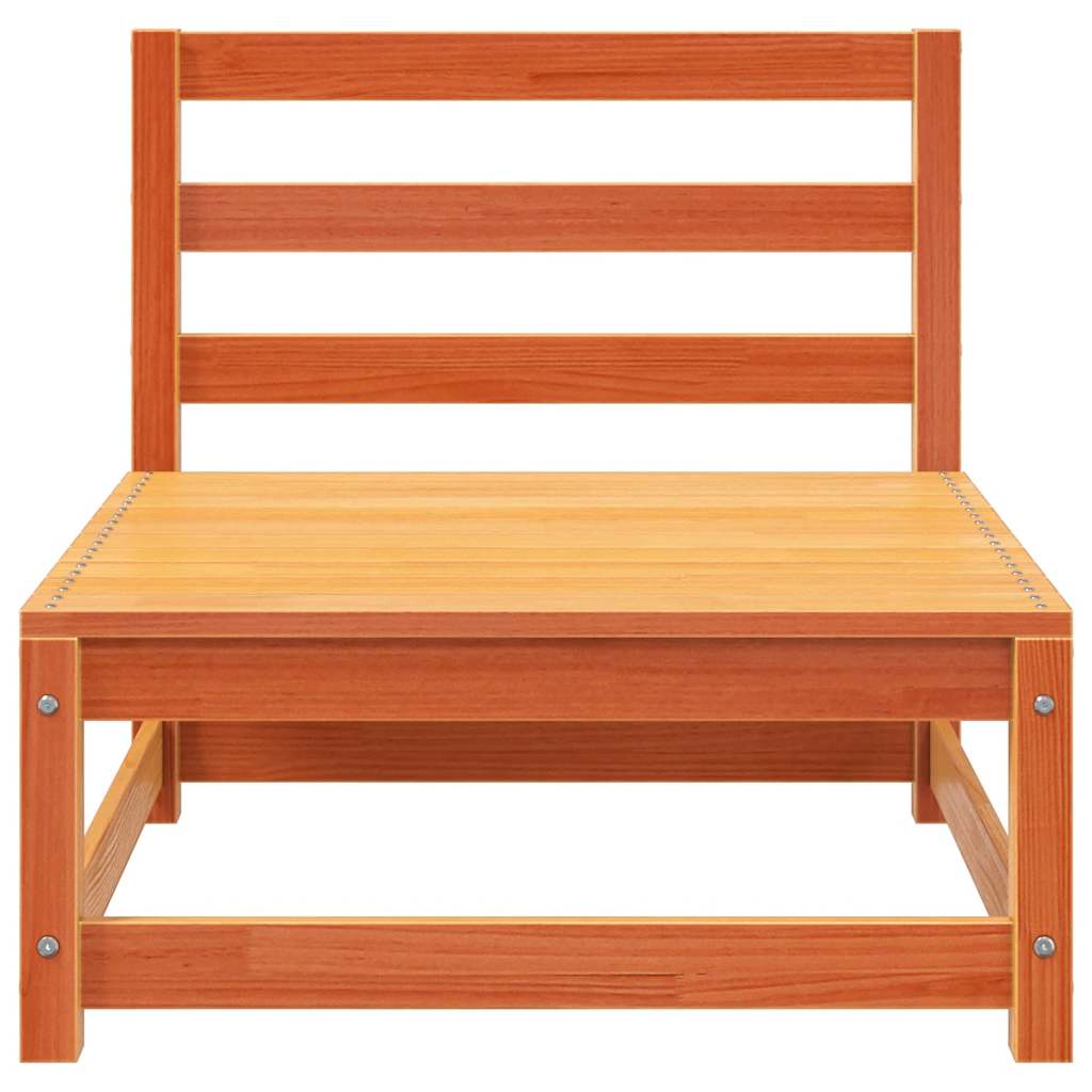 Garden Sofa | Wax Brown | Solid pine wood | 70 x 70 x 67 cm | Modular