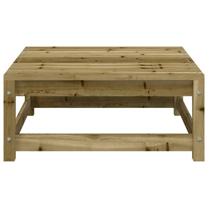 Garden Footstool | Brown | Treated solid pine wood | Medium | Modular