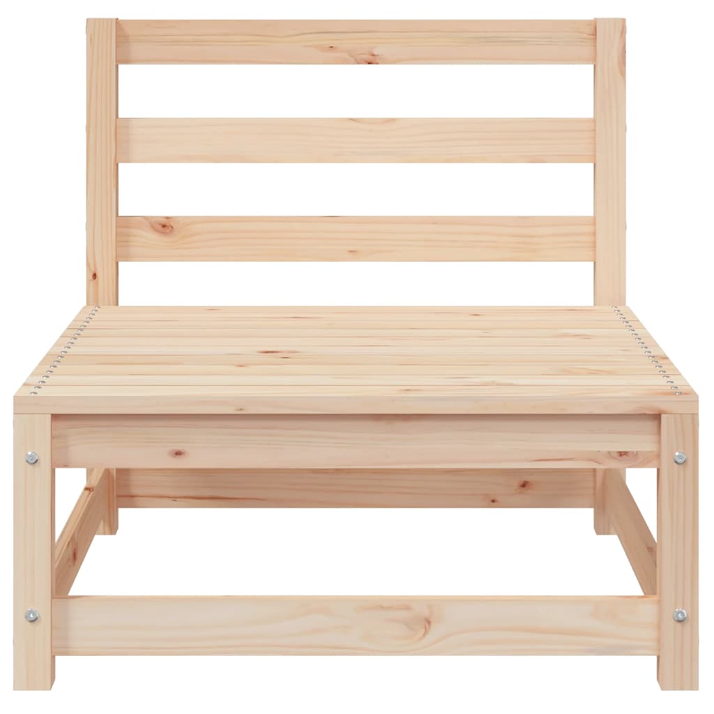 Garden Sofa 2-Seater Solid Wood Pine