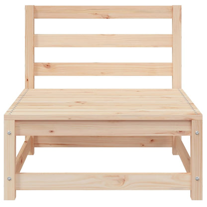 Garden Sofa 2-Seater Solid Wood Pine