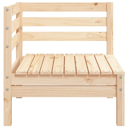 Garden Sofa Corner Solid Wood Pine