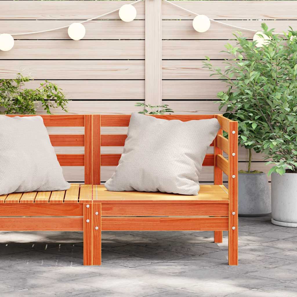 Garden Sofa | Wax Brown | Solid pine wood | Medium | Modular