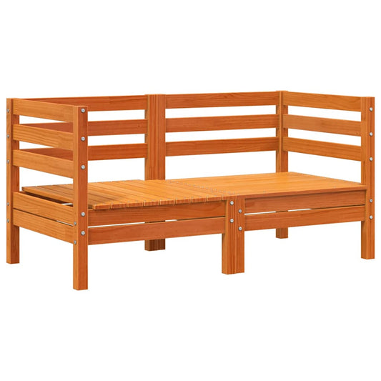 Garden Sofa | Set of 2 | Wax Brown | Solid Pine Wood | Single Unit