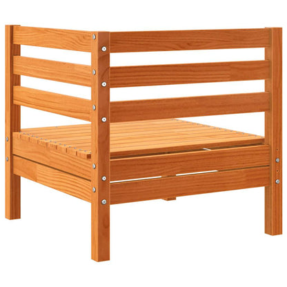 Garden Sofa | Set of 2 | Wax Brown | Solid Pine Wood | Single Unit