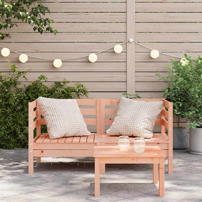 Garden Sofa | Set of 2 | Natural wood | Solid Douglas wood | Medium
