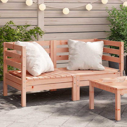 Garden Sofa | Set of 2 | Natural wood | Solid Douglas wood | Medium