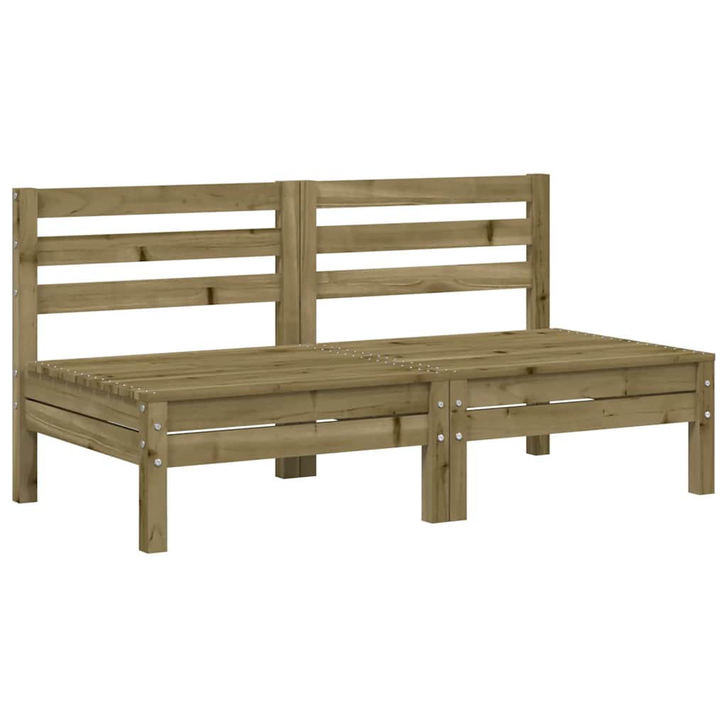 Garden Sofa | Set of 2 | Natural Pine | Impregnated Pinewood | Medium