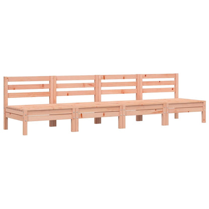 Garden Sofa | Set of 4 | Natural Wood | Solid Douglas Fir wood | 63.5 cm