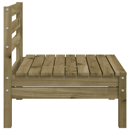 Garden Sofa | Set of 4 | Natural Brown | Impregnated Pine Wood | Standard