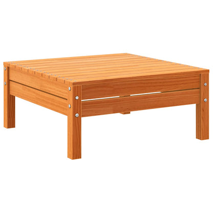 Garden Footstool | Wax brown | Solid pine wood | Standard | Modular