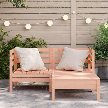 Garden Sofa | Natural wood | Solid Douglas wood | 2-seater | Modular