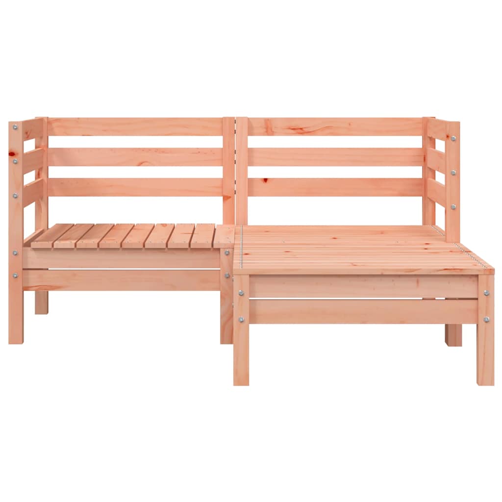 Garden Sofa | Natural wood | Solid Douglas wood | 2-seater | Modular