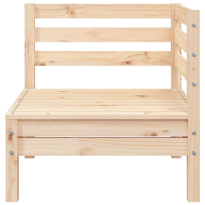 Garden Sofa | Natural Wood | Solid Pine Wood | 3-seater | Modular