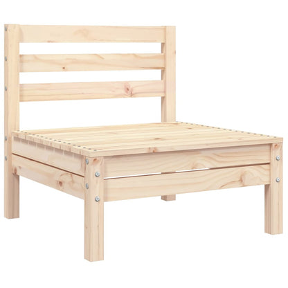 Garden Sofa | Natural Pine | Solid Pine Wood | 3-Seater | Modular