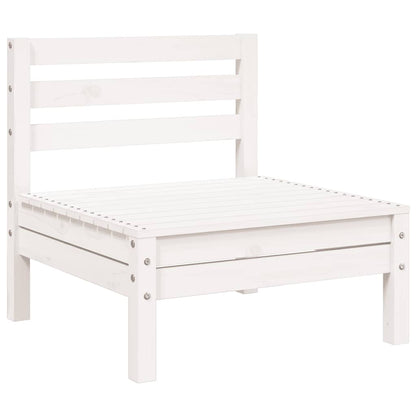 Garden Sofa | White | Solid pine wood | 3-seater | Modular | Garden Sofa