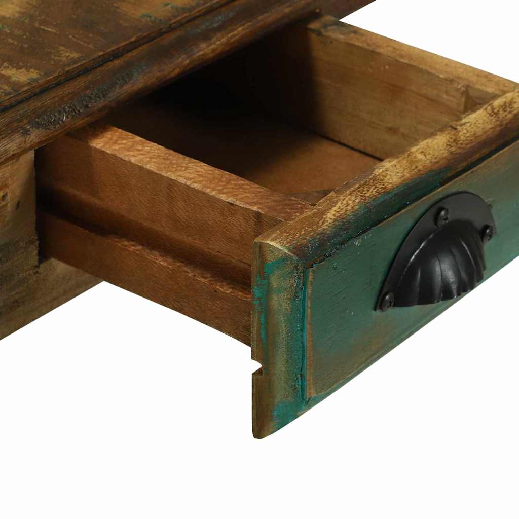 Writing Desk Brown 112 x 55 x 76 cm Solid Reclaim Wood