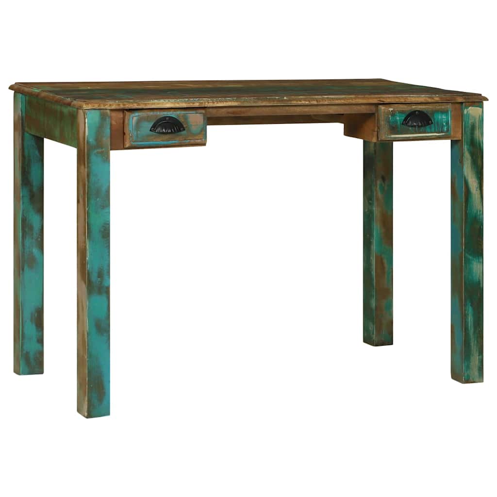 Writing Desk Brown 112 x 55 x 76 cm Solid Reclaim Wood