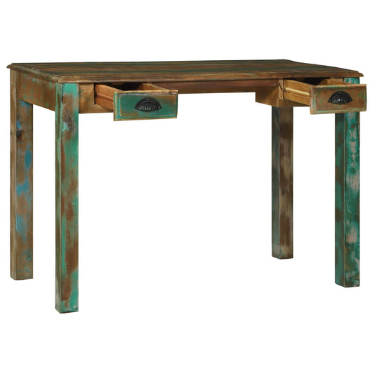 Writing Desk Brown 112 x 55 x 76 cm Solid Reclaim Wood