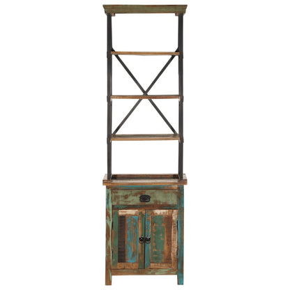 Highboard 55x30x180 cm Solid Wood Reclaimed