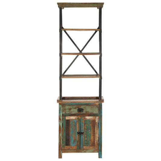 Highboard 55x30x180 cm Solid Wood Reclaimed