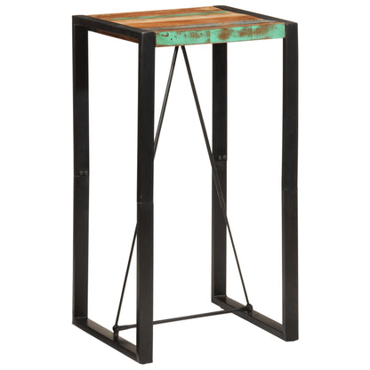 Bar Table 60x55x110 cm Solid Wood Reclaimed