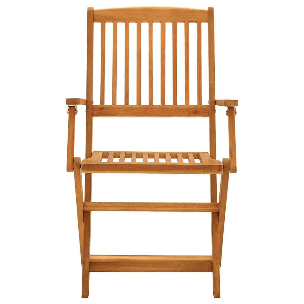 5 Piece Garden Dining Set Solid Wood Acacia