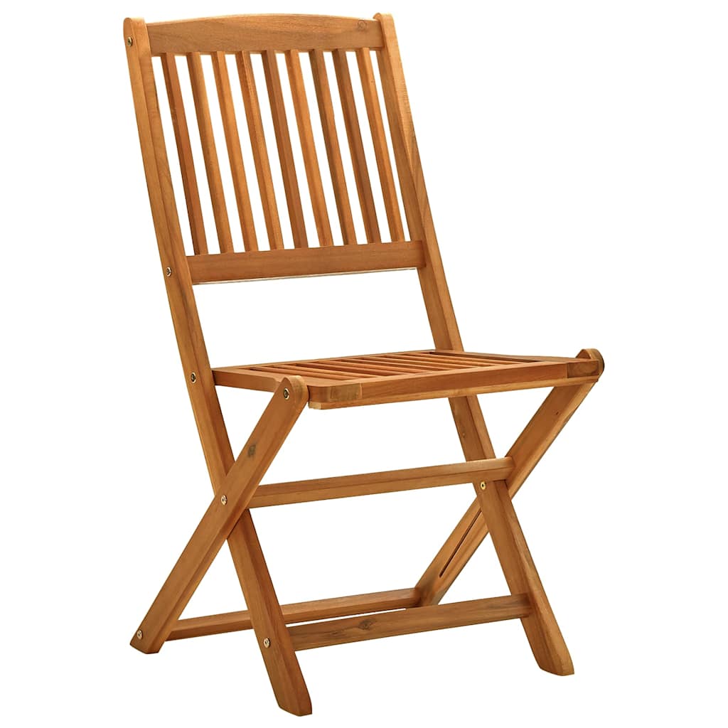 Garden Dining Set | Brown | Solid Acacia Wood | Medium | Foldable