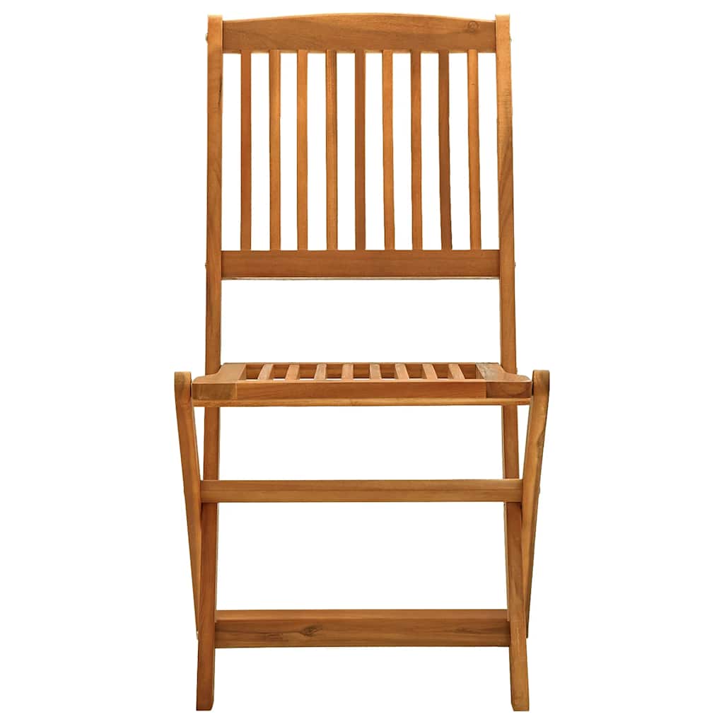 Garden Dining Set | Brown | Solid Acacia Wood | Medium | Foldable
