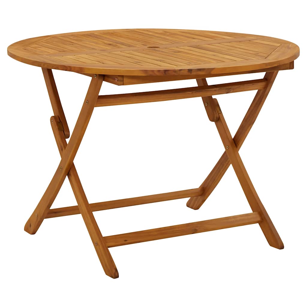 Garden Dining Set | Brown | Solid Acacia Wood | Medium | Foldable