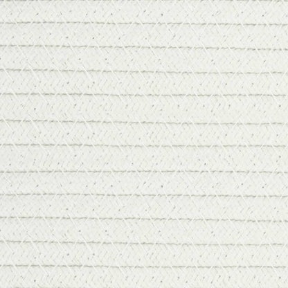 Storage Basket Grey and White Ø40x25 cm Cotton