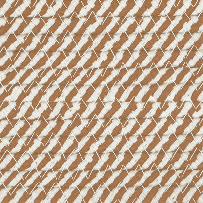 Laundry Basket Brown and White Ø60x36 cm Cotton