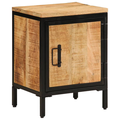 Bed Cabinet 40x30x52,5 cm Solid Rough Wood Mango
