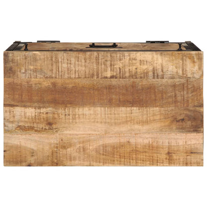 Shoe Cabinet 60x35x53 cm Solid Rough Wood Mango