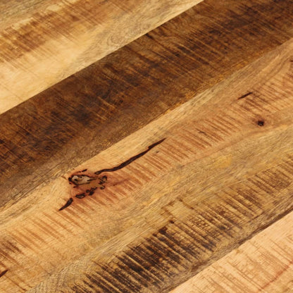 Table Top Ø 80x3.8 cm Round Solid Wood Rough Mango