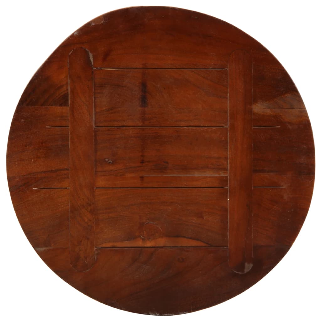 Table Top Ø 60x1.5 cm Round Solid Wood Reclaimed
